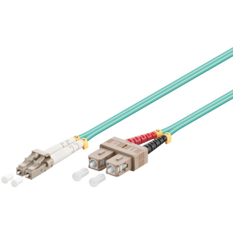 MicroConnect - Network cable - LC / UPC multi-mode (M) to SC / UPC multi-mode (M) - 2 m - fibre optic - 50  /  125 micron - OM3 - 2