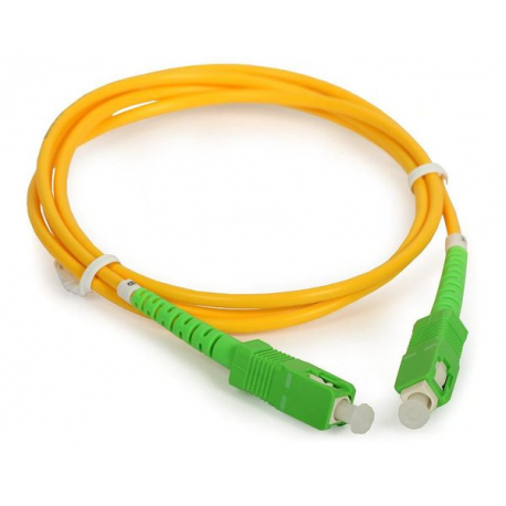 MicroConnect - Network cable - SC / APC single-mode (M) to SC / APC single-mode (M) - 1 m - fibre optic - halogen-free - yellow - 0