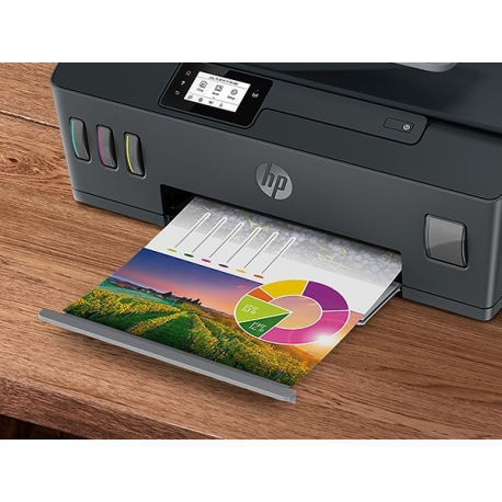 HP Smart Tank Plus 655 Wireless All-in-One - Multifunction printer - colour - ink-jet - refillable - Legal (216 x 356 mm) (original) - A4 / Legal (media) - up to 10 ppm (copying) - up to 11 ppm (printing) - 100 sheets - 33.6 Kbps - USB 2.0, Wi-Fi(n), Bluetooth - 3