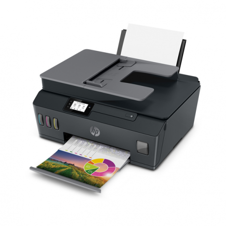 HP Smart Tank Plus 655 Wireless All-in-One - Multifunction printer - colour - ink-jet - refillable - Legal (216 x 356 mm) (original) - A4 / Legal (media) - up to 10 ppm (copying) - up to 11 ppm (printing) - 100 sheets - 33.6 Kbps - USB 2.0, Wi-Fi(n), Bluetooth - 14