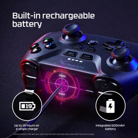 HyperX Clutch - Gamepad - wireless - Bluetooth - black - for PC, Android - 13