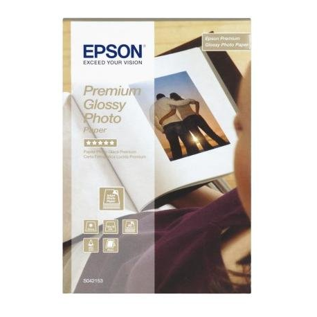 Epson Premium Glossy Photo Paper - Glossy - 100 x 150 mm 40 sheet(s) photo paper - for EcoTank ET-1810, 2810, 2811, 2814, 2815, 2820, 2825, 2826, 2850, 2851, 2856, 4800, 4850 - 2