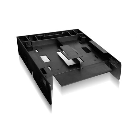 Cremax ICY Dock MB343SP - Storage bay adapter - 5.25" to 1 x 3.5" and 2 x 2.5" - black - 4