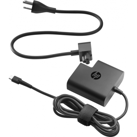 HP non-PFC USB-C - Power adapter - AC - 65 Watt - for Elite x2; EliteBook 840 G6; EliteBook x360; ProBook 430 G6, 440 G6, 450 G7 - NO power cord - 2