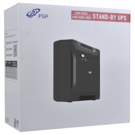 FSP Nano 600 - UPS - AC 110/120/220/230/240 V - 360 Watt - 600 VA - 7 Ah - output connectors: 2 - 1