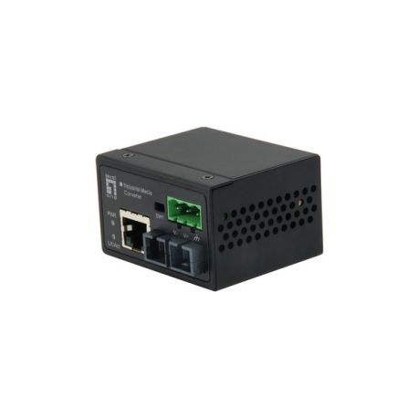 LevelOne IEC-4001 - Media converter - 100Mb LAN - 10Base-T, 100Base-FX, 100Base-TX - RJ-45 / SC multi-mode - up to 2 km - 0