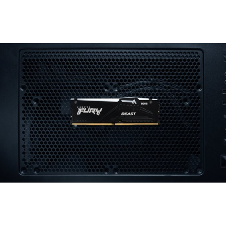 Kingston FURY Beast RGB - DDR5 - kit - 32 GB: 2 x 16 GB - DIMM 288-pin - 3000 MHz / PC5-48000 - CL36 - 1.35 V - unbuffered - on-die ECC - black - 5