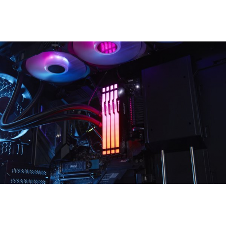 Kingston FURY Beast RGB - DDR5 - kit - 32 GB: 2 x 16 GB - DIMM 288-pin - 3000 MHz / PC5-48000 - CL36 - 1.35 V - unbuffered - on-die ECC - black - 16