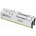 Kingston FURY Beast - DDR5 - kit - 32 GB: 2 x 16 GB - DIMM 288-pin - 3000 MHz  /  PC5-48000 - CL36 - 1.35 V - unbuffered - on-die ECC - white