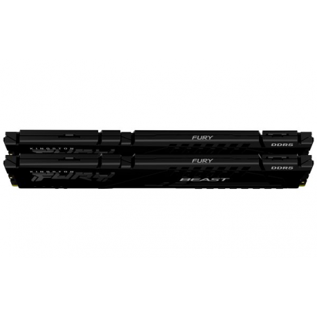 Kingston FURY Beast - DDR5 - kit - 32 GB: 2 x 16 GB - DIMM 288-pin - 1500 MHz / PC5-48000 - CL36 - 1.35 V - unbuffered - on-die ECC - black - 2