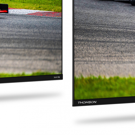 Thomson 55QG7C14 - 55" Diagonal Class LED-backlit LCD TV - QLED Pro - Smart TV - Google TV - 4K UHD (2160p) 3840 x 2160 - HDR - Direct LED, Quantum Dot - black - 15