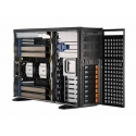 Supermicro GPU SuperServer 741GE-TNRT - Rack-mountable 4U - no CPU up to - RAM 0 GB - no HDD - 10 Gigabit Ethernet - no OS - monitor: none - black front, silver body