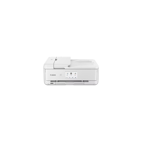 Canon PIXMA TS9551Ca - Multifunction printer - colour - ink-jet - A4 (210 x 297 mm), Legal (216 x 356 mm) (original) - A3 (media) - up to 15 ipm (printing) - 200 sheets - USB 2.0, LAN, Wi-Fi(n) - white - 0