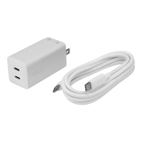 ASUS - Power adapter - AC 100-240 V - 65 Watt - white - 2