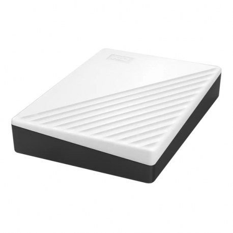 WD My Passport WDBR9S0060BWT - Hard drive - encrypted - 6 TB - external (portable) - USB 3.2 Gen 1 - 256-bit AES - white - 3