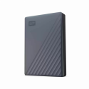 WD My Passport WDBY3J0060BGY - Hard drive - encrypted - 6 TB - external (portable) - USB 3.2 Gen 1 - 256-bit AES - silicon grey