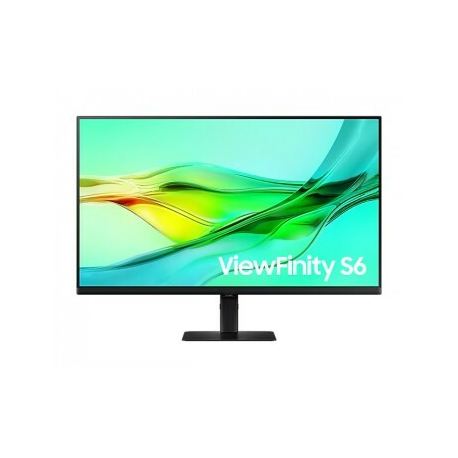 Samsung ViewFinity S6 S32D600UAU - S60UD Series - LED monitor - USB - 32" - 2560 x 1440 QHD @ 100 Hz - IPS - 350 cd / m² - 1000:1 - HDR10 - 5 ms - HDMI, DisplayPort, USB-C - black - 0