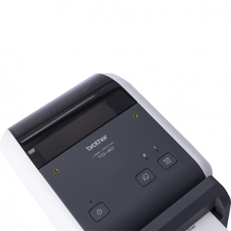 Brother TD-4420DNFC - Label printer - direct thermal - Roll (10.6 cm) - 203 dpi - up to 203 mm / sec - USB 2.0, LAN, serial - cutter - 5