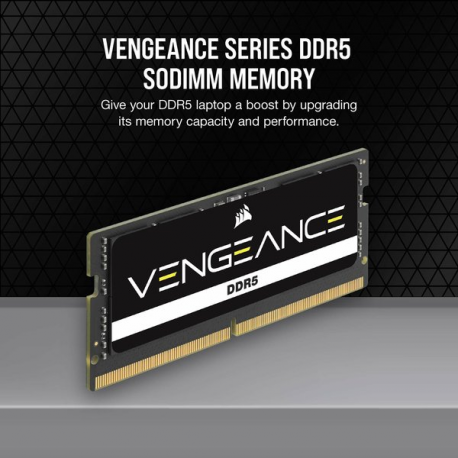 CORSAIR Vengeance - DDR5 - module - 16 GB - SO-DIMM 262-pin - 2800 MHz  /  PC5-48000 - CL48 - 1.1 V - 3