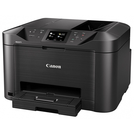 Canon MAXIFY MB5150 - Multifunction printer - colour - ink-jet - A4 (210 x 297 mm), Legal (216 x 356 mm) (original) - A4/Legal (media) - up to 22 ppm (copying) - up to 24 ipm (printing) - 250 sheets - 33.6 Kbps - USB 2.0, LAN, Wi-Fi(n), USB host - 1