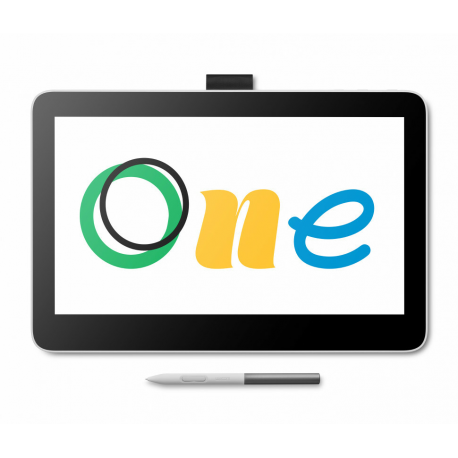 Wacom One 13 touch Pen display - Digitiser w /  LCD display - wired - USB-C - 13