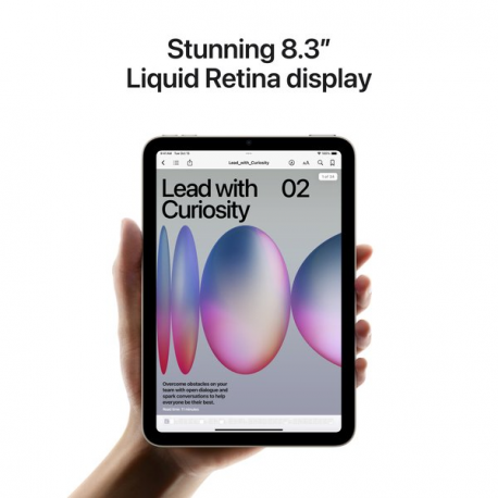 Apple iPad mini A17 Pro Wi-Fi + Cellular - Tablet - 128 GB - 8.3" IPS (2266 x 1488) - 3G, 4G, 5G - space grey - 4