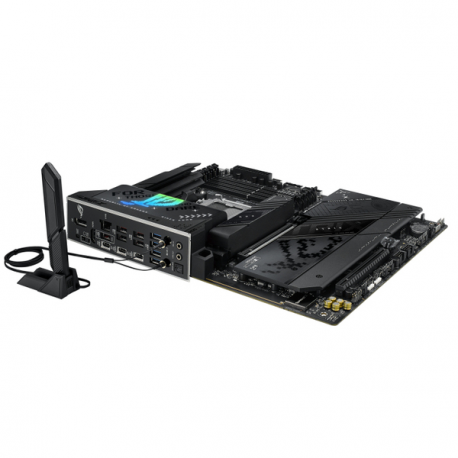 ASUS ROG STRIX X870-F GAMING WIFI - Motherboard - ATX - Socket AM5 - AMD X870 Chipset - USB4, USB 3.2 Gen 2, USB-C 3.2 Gen2, USB 3.2 Gen 1, USB-C 3.2 Gen 2x2 - Wi-Fi 7, 2.5 Gigabit LAN, Bluetooth - onboard graphics (CPU required) - HD Audio (8-channel) - 11