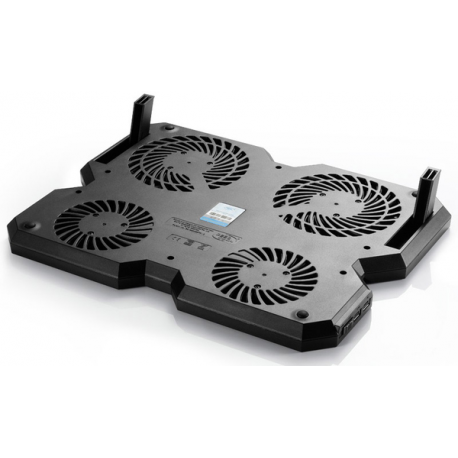 Deepcool Multi Core X6 - Notebook fan - 15.6" - 100 mm / 140 mm - black - 3