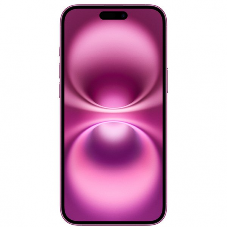 Apple iPhone 16 Plus - 5G smartphone - dual-SIM  /  Internal Memory 128 GB - OLED display - 6.7" - 2796 x 1290 pixels - 2x rear cameras 48 MP, 12 MP - front camera 12 MP - pink - 1