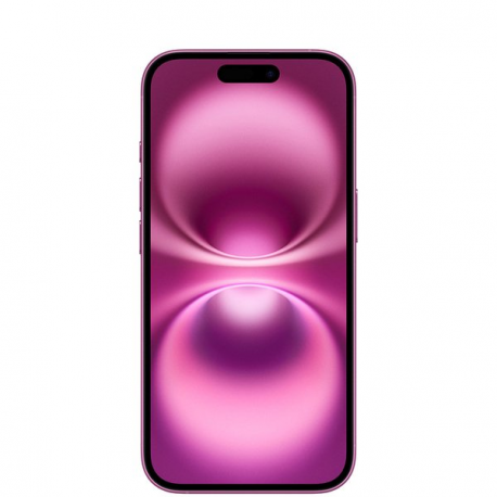 Apple iPhone 16 - 5G smartphone - dual-SIM  /  Internal Memory 128 GB - OLED display - 6.1" - 2556 x 1179 pixels - 2x rear cameras 48 MP, 12 MP - front camera 12 MP - pink - 1