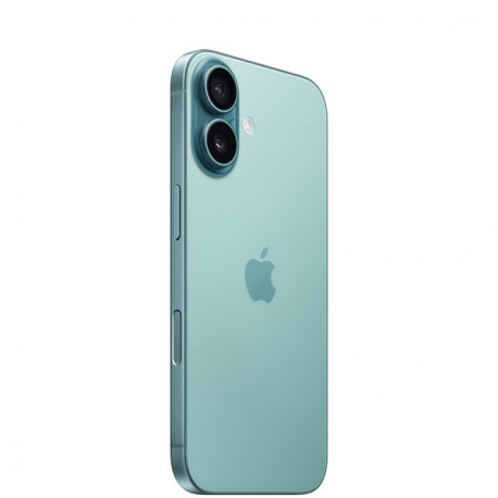 Apple iPhone 16 - 5G smartphone - dual-SIM  /  Internal Memory 128 GB - OLED display - 6.1" - 2556 x 1179 pixels - 2x rear cameras 48 MP, 12 MP - front camera 12 MP - teal - 2