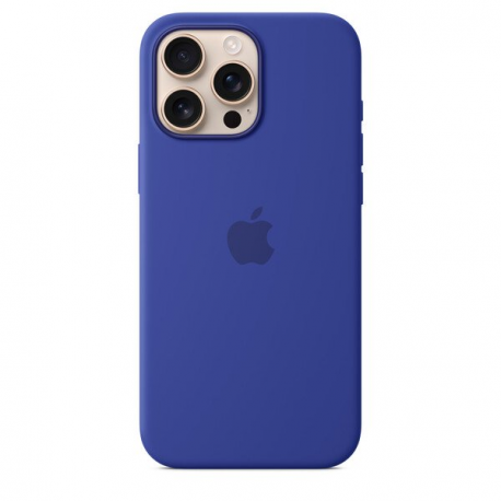 Apple - Back cover for mobile phone - MagSafe compatibility - silicone - ultramarine - for iPhone 16 Pro Max - 0