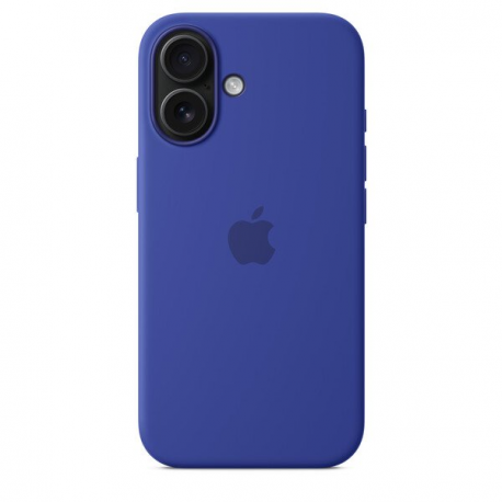 Apple - Back cover for mobile phone - MagSafe compatibility - silicone - ultramarine - for iPhone 16 - 4