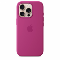 Apple - Back cover for mobile phone - MagSafe compatibility - silicone - Fuchsia - for iPhone 16 Pro