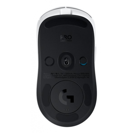 Logitech G PRO 2 - Mouse - gaming - right and left-handed - optical - 8 buttons - wireless, wired - 2.4 GHz, USB - USB Logitech LIGHTSPEED receiver - white - 2