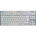 Logitech G G915 X - Keyboard - gaming, LIGHTSPEED - TKL - backlit - wireless - USB-C, Bluetooth, 2.4 GHz - white