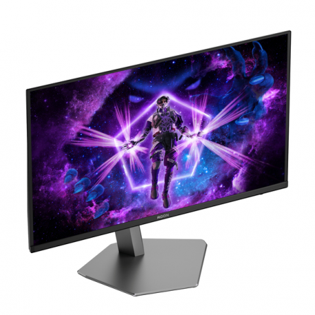 AOC AGON PRO AG326UD - OLED monitor - gaming - 32" (31.5" viewable) - 3840 x 2160 4K UHD (2160p) @ 165 Hz - 250 cd / m² - 15000000:1 - DisplayHDR 400 True Black - 0.03 ms - 2xHDMI, DisplayPort - speakers - dark grey - 7