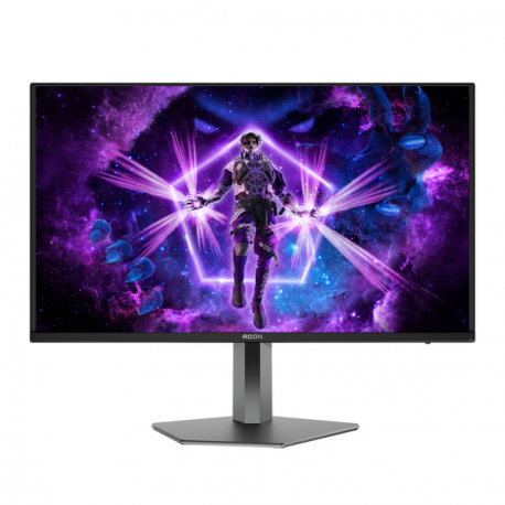AOC AGON PRO AG326UD - OLED monitor - gaming - 32" (31.5" viewable) - 3840 x 2160 4K UHD (2160p) @ 165 Hz - 250 cd / m² - 15000000:1 - DisplayHDR 400 True Black - 0.03 ms - 2xHDMI, DisplayPort - speakers - dark grey - 8