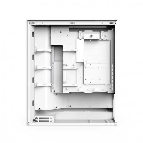 NZXT H series H7 Flow - Mid tower - ATX - windowed side panel (tempered glass) - no power supply - matt white - USB / Audio - 5