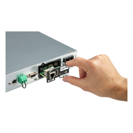 Eaton 5P 850i - Gen 2 - UPS (rack-mountable) - AC 200 / 208 / 220 / 230 / 240 V - 680 Watt - 850 VA - 1-phase - valve regulated lead-acid (VRLA) - 7 Ah - RS-232, USB - output connectors: 4 - 1U - 19" - black / silver - 2