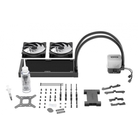 be quiet! Light Loop - Processor liquid cooling system  - Radiator Size:  240 mm - (for: LGA1150, LGA1151, LGA1155, LGA1851, LGA1700, LGA1200, AM5, AM4) - 120 mm - black - 6
