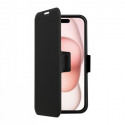 Screenor Clever - Flip cover for mobile phone - MagSafe compatibility - eco-leather, thermoplastic polyurethane (TPU) - black - for Apple iPhone 16