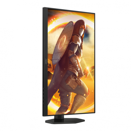 AOC Gaming Q27G4XF - LED monitor - gaming - 27" - 2560 x 1440 QHD @ 180 Hz - Fast IPS - 300 cd / m² - 1000:1 - HDR10 - 0.5 ms - HDMI, DisplayPort - black - 7