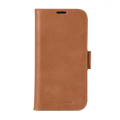 dbramante1928 Copenhagen - Flip cover for mobile phone - full-grain leather - tan - for Apple iPhone 16 - 0