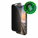 dbramante1928 Eco-shield - Screen protector for mobile phone - film - with privacy filter - frame colour black - for Apple iPhone 16