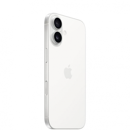 Apple iPhone 16 - 5G smartphone - dual-SIM  /  Internal Memory 128 GB - OLED display - 6.1" - 2556 x 1179 pixels - 2x rear cameras 48 MP, 12 MP - front camera 12 MP - white - 2