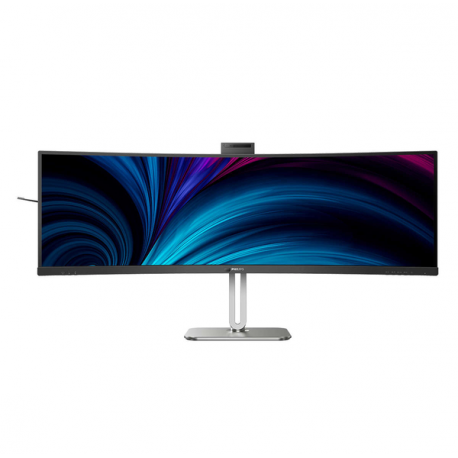 Philips 49B2U6903CH - 6000 Series - LED monitor - curved - 49" (48.8" viewable) - 5120 x 1440 SuperWide @ 100 Hz - VA - 500 cd / m² - 3000:1 - DisplayHDR 400 - 4 ms - Thunderbolt 4, 2xHDMI, DisplayPort - speakers - silver - 3
