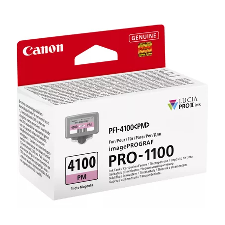 Canon PFI-4100 PM - 80 ml - photo magenta - original - hanging box - ink tank - for imagePROGRAF PRO-1100 - 2