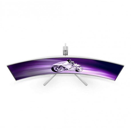 Philips Evnia 8000 49M2C8900L - OLED monitor - gaming - curved - 49" (48.9" viewable) - 5120 x 1440 Dual Quad HD @ 144 Hz - 1000 cd / m² - 1000000:1 - DisplayHDR 400 True Black - 0.03 ms - 2xHDMI, DisplayPort, USB-C - speakers with subwoofer - white - 18
