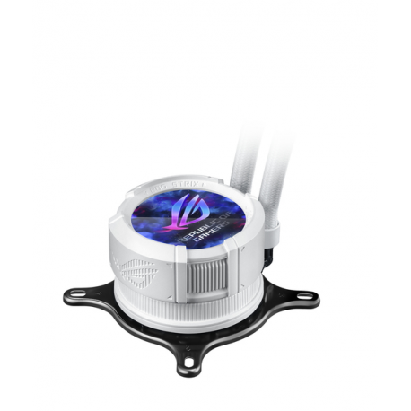 ASUS ROG STRIX LC III 360 ARGB LCD - White Edition - processor liquid cooling system - (for: AM4, LGA1200, LGA1700, AM5, LGA115x Socket) - 120 mm - white - 1